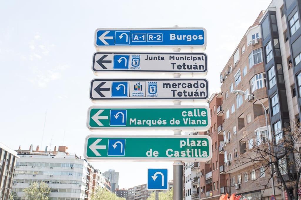 Encantador Apartamento Reformado En Tetuan By Bebalmy Madrid Buitenkant foto
